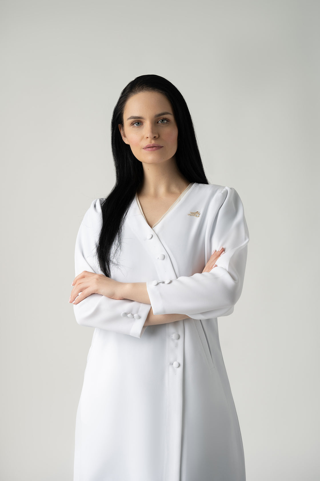 Lady in white
